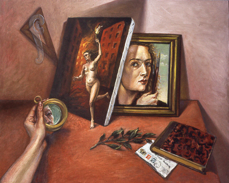 Brigitte Szenczi - Triple autorretrato - 1986