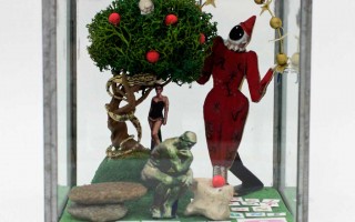 Brigitte Szenczi - El árbol del bien y del mal - 13,5 x 13,5 x 13,5 cm, Escultura 2014